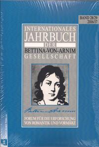 Vorderes Coverbild Internationales Jahrbuch der Bettina-von-Arnim-Gesellschaft