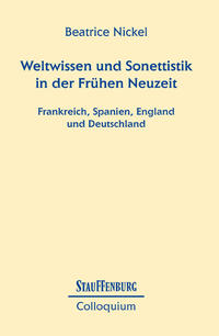 Vorderes Coverbild Weltwissen und Sonettistik in der Frühen Neuzeit