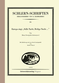 Vorderes Coverbild Europa singt „Stille Nacht, Heilige Nacht ...“