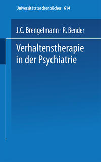 Vorderes Coverbild Verhaltenstherapie in der Psychiatrie
