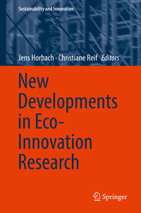 Vorderes Coverbild New Developments in Eco-Innovation Research