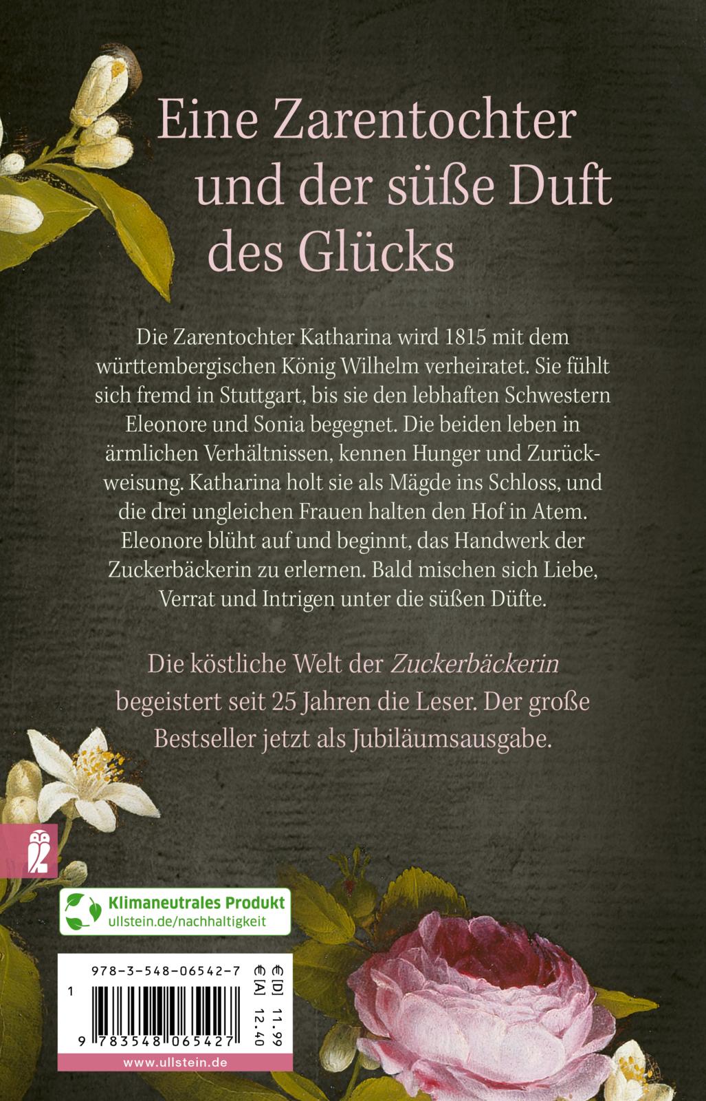 Rückseitencover Die Zuckerbäckerin (Die Zarentöchter-Saga 1)