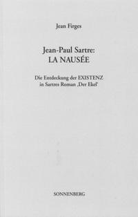 Vorderes Coverbild Jean-Paul Sartre: La Nausée