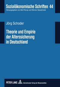 Vorderes Coverbild Theorie und Empirie der Alterssicherung in Deutschland