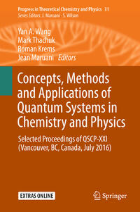 Vorderes Coverbild Concepts, Methods and Applications of Quantum Systems in Chemistry and Physics