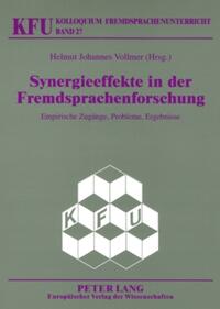 Vorderes Coverbild Synergieeffekte in der Fremdsprachenforschung