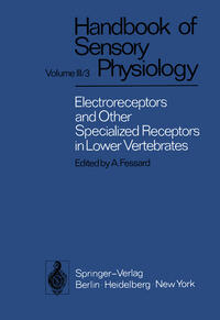 Vorderes Coverbild Electroreceptors and Other Specialized Receptors in Lower Vertrebrates