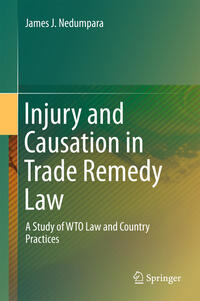 Vorderes Coverbild Injury and Causation in Trade Remedy Law
