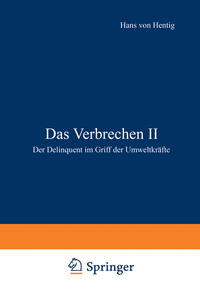 Vorderes Coverbild Das Verbrechen II