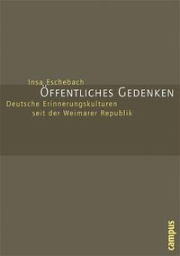 Vorderes Coverbild Öffentliches Gedenken