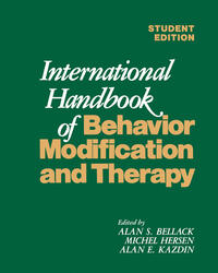 Vorderes Coverbild International Handbook of Behavior Modification and Therapy