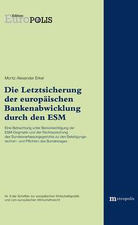 Vorderes Coverbild Die Letztsicherung der europäischen Bankenabwicklung durch den ESM