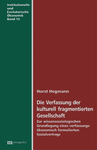 Vorderes Coverbild Die Verfassung der kulturell fragmentierten Gesellschaft
