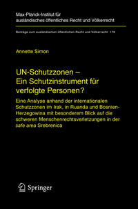 Vorderes Coverbild UN-Schutzzonen - Ein Schutzinstrument für verfolgte Personen?
