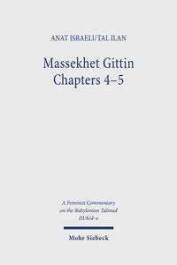 Vorderes Coverbild Massekhet Gittin Chapters 4-5