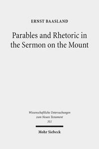 Vorderes Coverbild Parables and Rhetoric in the Sermon on the Mount