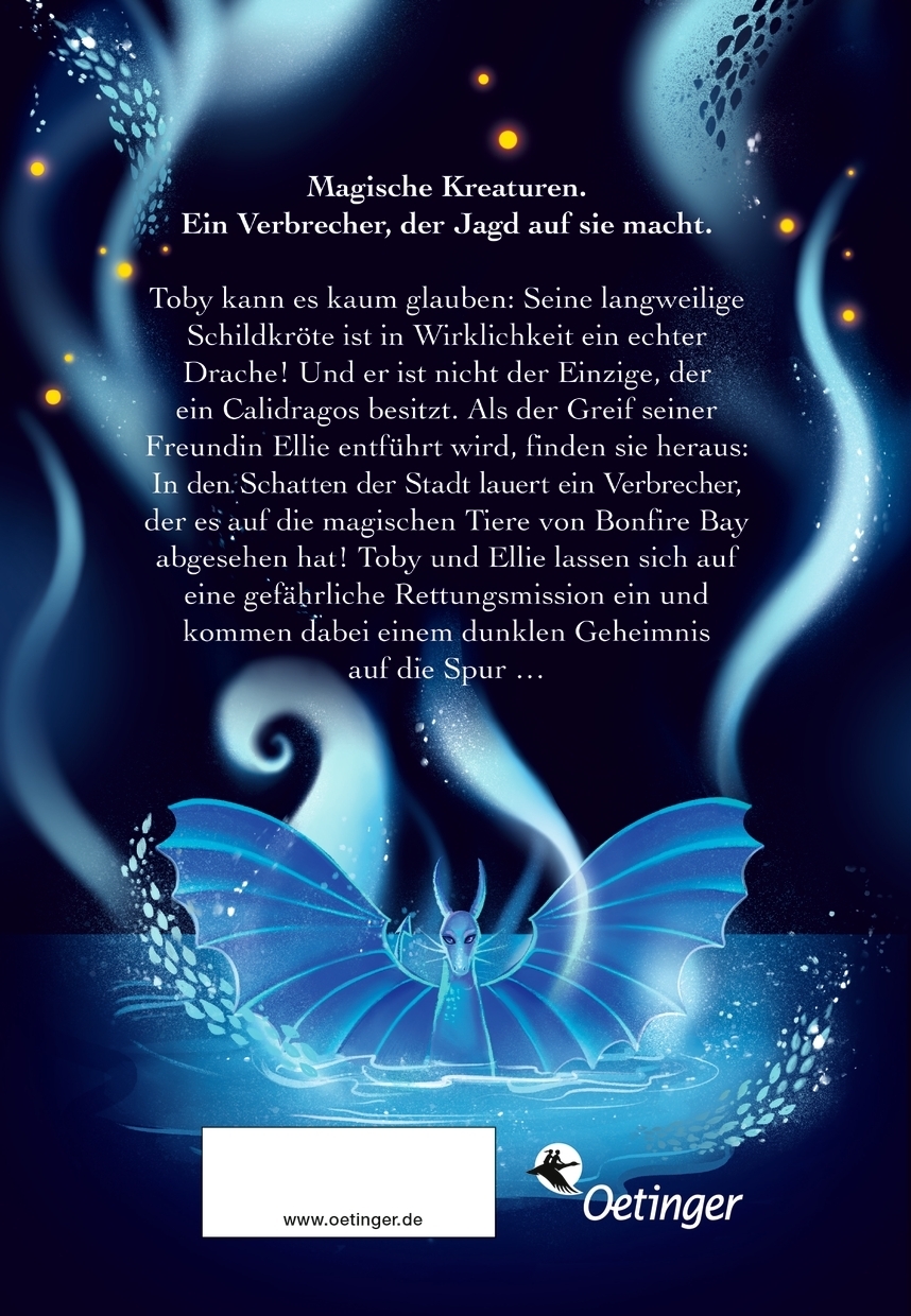 Rückseitencover Calidragos 1. Der Ruf des Drachen