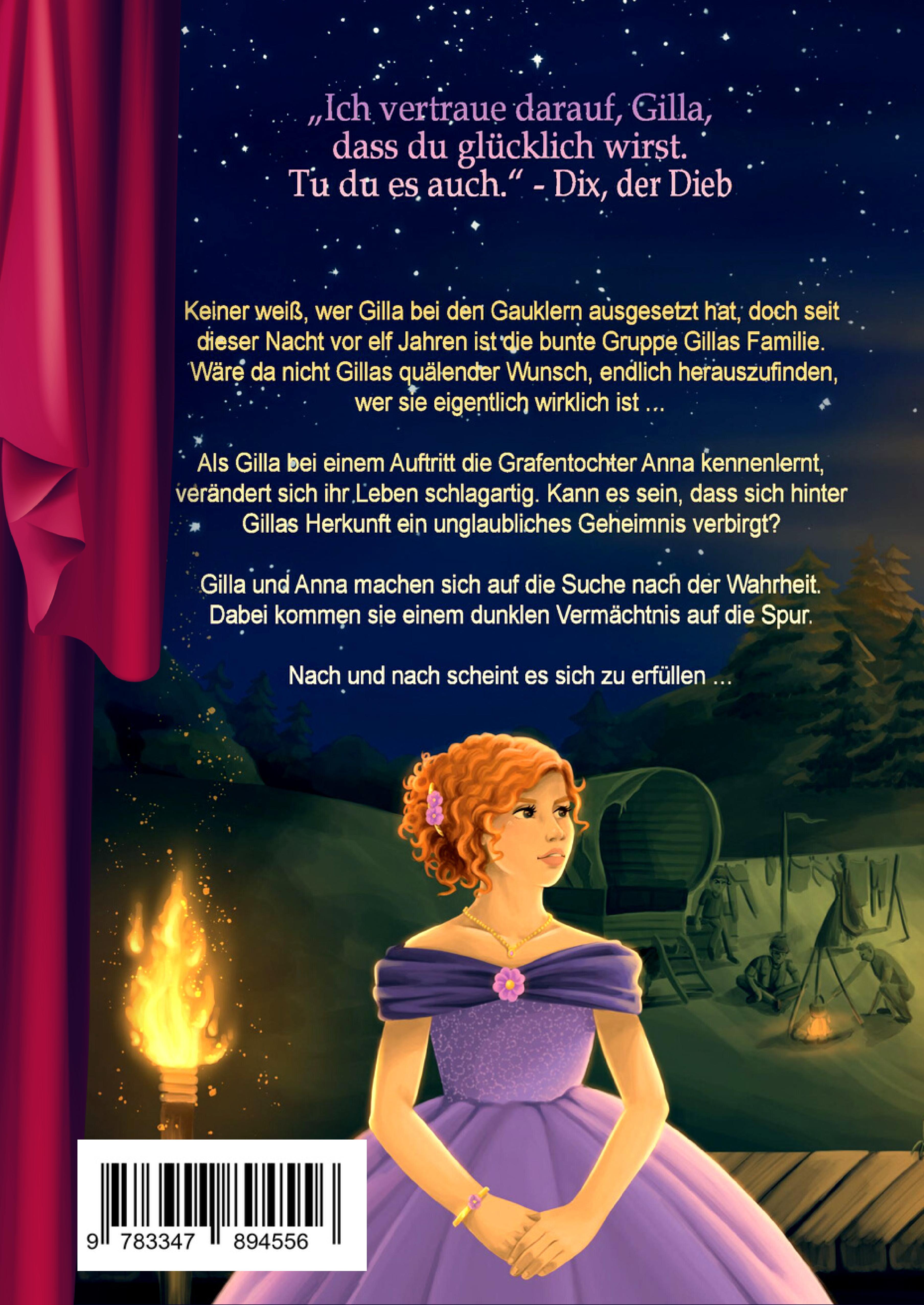 Rückseitencover Gilla Gauklerkind