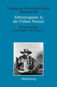 Vorderes Coverbild Selbstzeugnisse in der Frühen Neuzeit