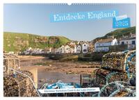 Vorderes Coverbild Entdecke England (Wandkalender 2025 DIN A2 quer), CALVENDO Monatskalender