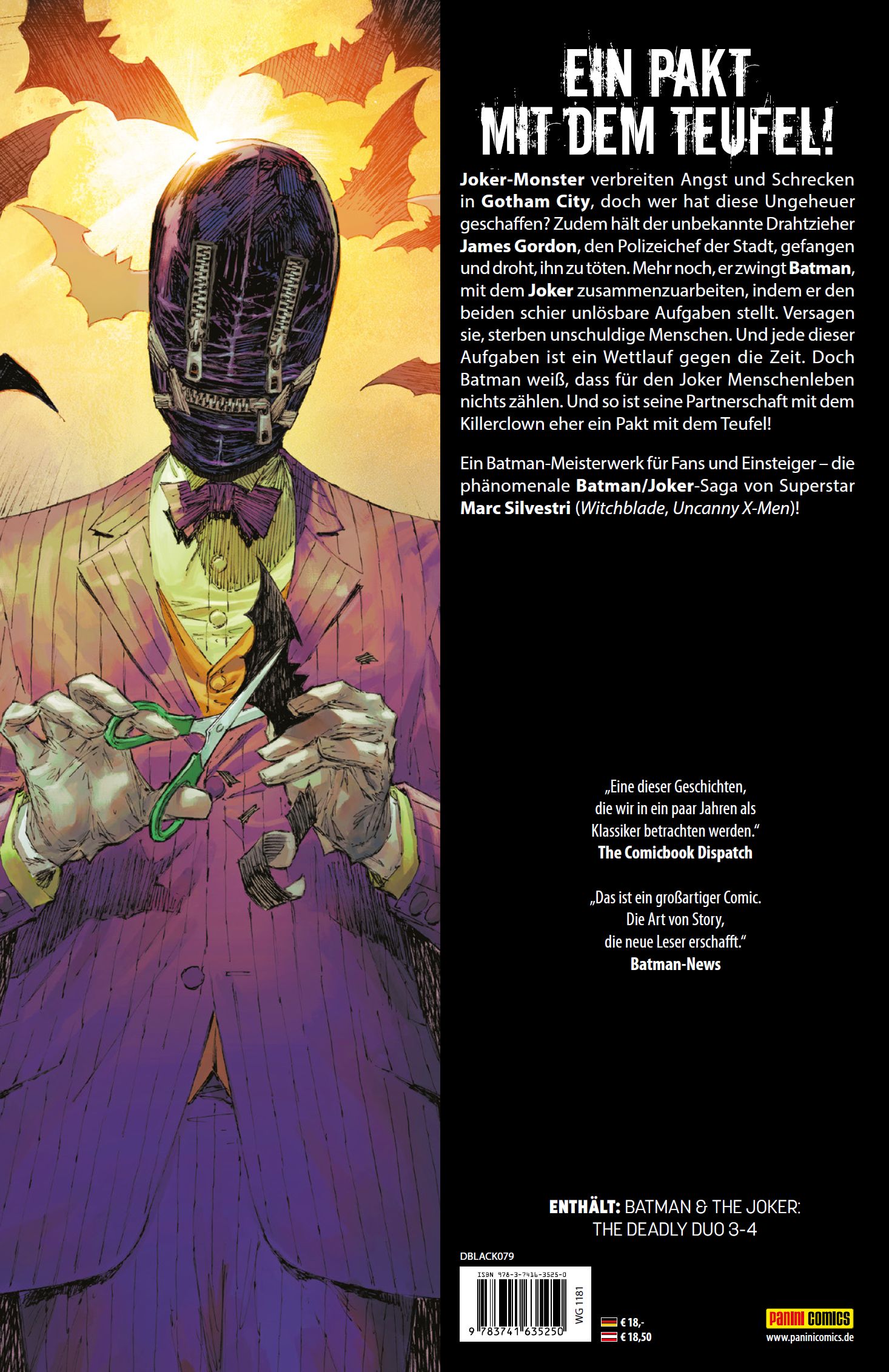 Rückseitencover Batman & der Joker: Das tödliche Duo