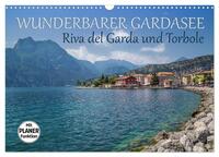 Vorderes Coverbild WUNDERBARER GARDASEE Riva del Garda und Torbole (Wandkalender 2025 DIN A3 quer), CALVENDO Monatskalender