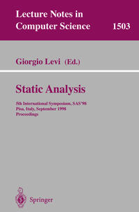Vorderes Coverbild Static Analysis