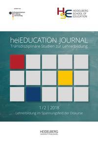 Vorderes Coverbild heiEDUCATION JOURNAL / Lehrerbildung im Spannungsfeld der Diskurse
