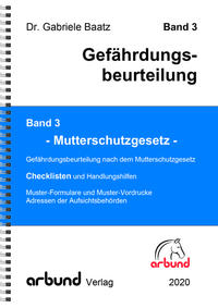 Vorderes Coverbild Band 3 - Gefährdungsbeurteilung "Mutterschutzgesetz"