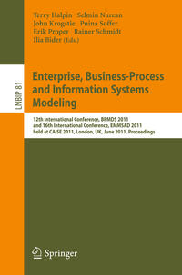Vorderes Coverbild Enterprise, Business-Process and Information Systems Modeling