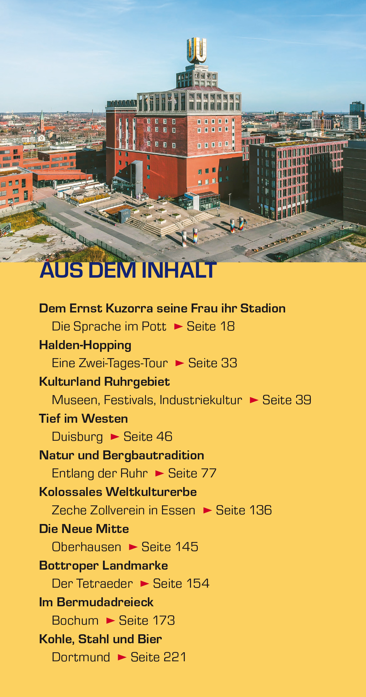 Beispielinhalt (Bild) TRESCHER Reiseführer Ruhrgebiet