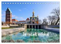 Vorderes Coverbild Darmstadt im Fokus (Tischkalender 2025 DIN A5 quer), CALVENDO Monatskalender