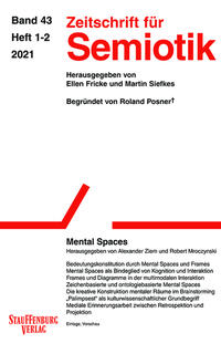 Vorderes Coverbild Zeitschrift für Semiotik / Mental Spaces
