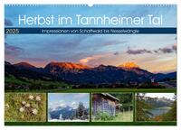 Vorderes Coverbild Herbst im Tannheimer Tal - Impressionen von Schattwald bis Nesselwängle (Wandkalender 2025 DIN A2 quer), CALVENDO Monatskalender