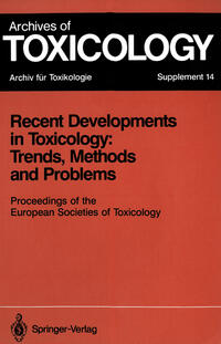 Vorderes Coverbild Recent Developments in Toxicology: Trends, Methods and Problems