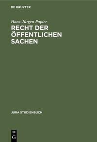 Vorderes Coverbild Recht der öffentlichen Sachen