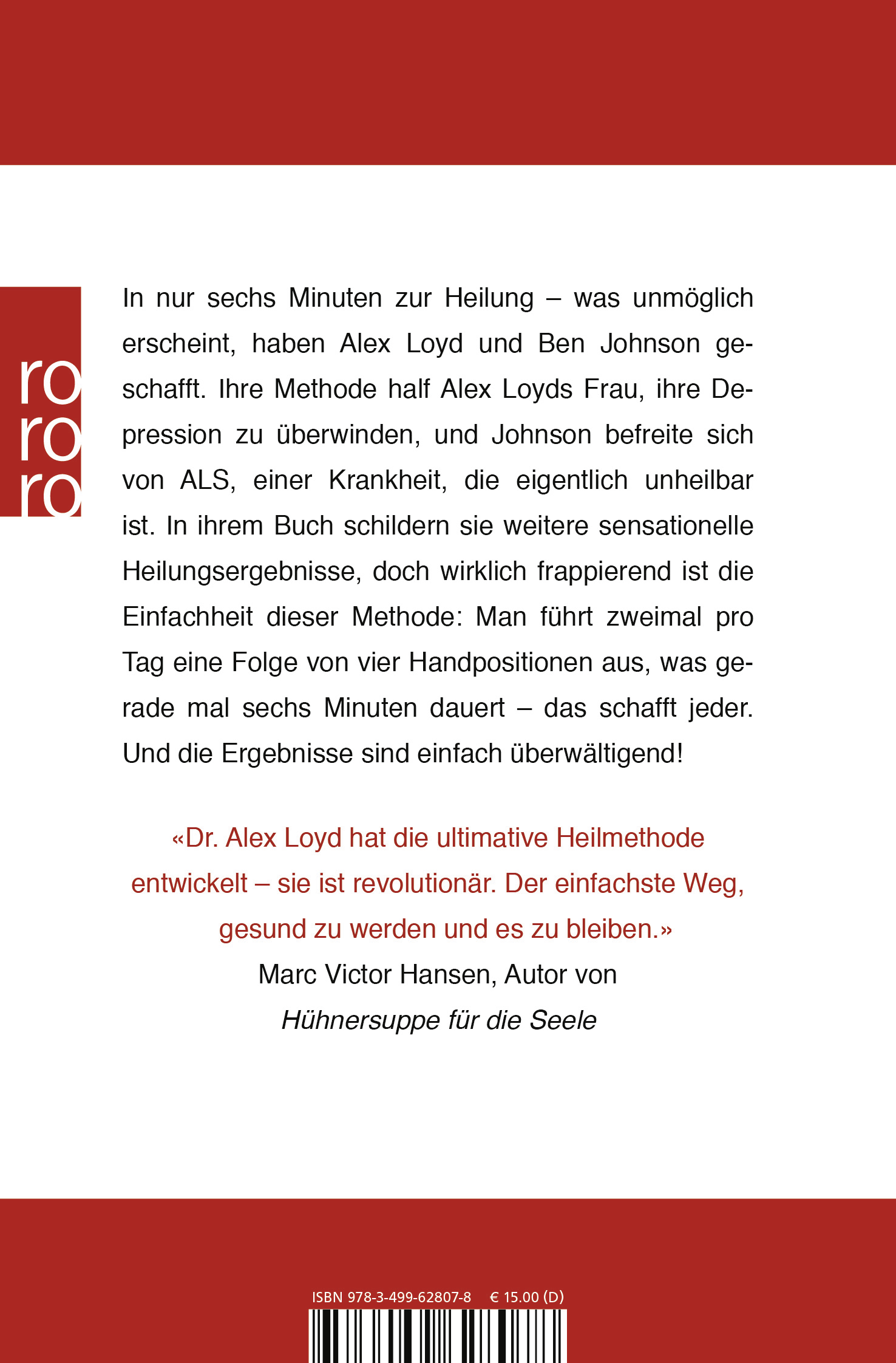 Rückseitencover Der Healing Code