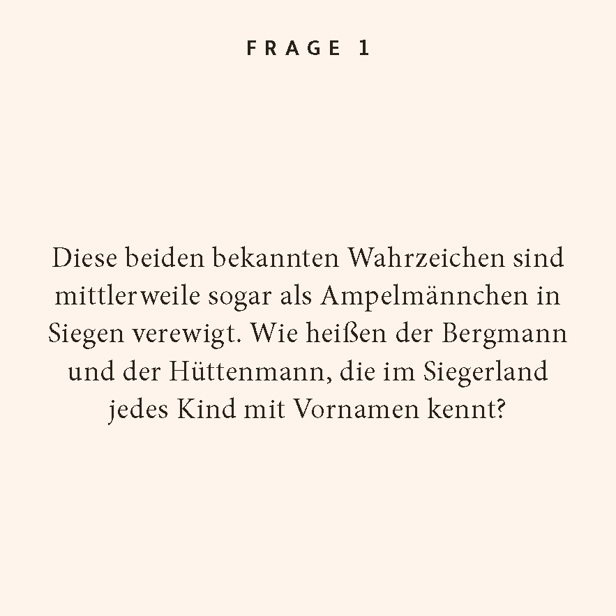 Beispielinhalt (Bild) Siegerland-Quiz