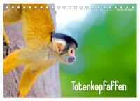 Vorderes Coverbild Totenkopfaffen (Tischkalender 2026 DIN A5 quer), CALVENDO Monatskalender