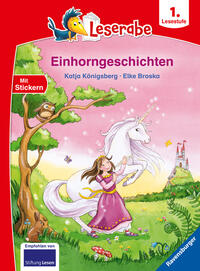 Vorderes Coverbild Leserabe 1. Lesestufe - Einhorngeschichten