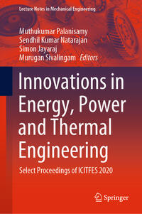 Vorderes Coverbild Innovations in Energy, Power and Thermal Engineering
