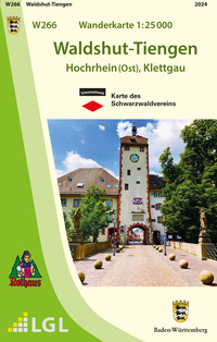 Vorderes Coverbild W266 Wanderkarte 1:25 000 Waldshut-Tiengen