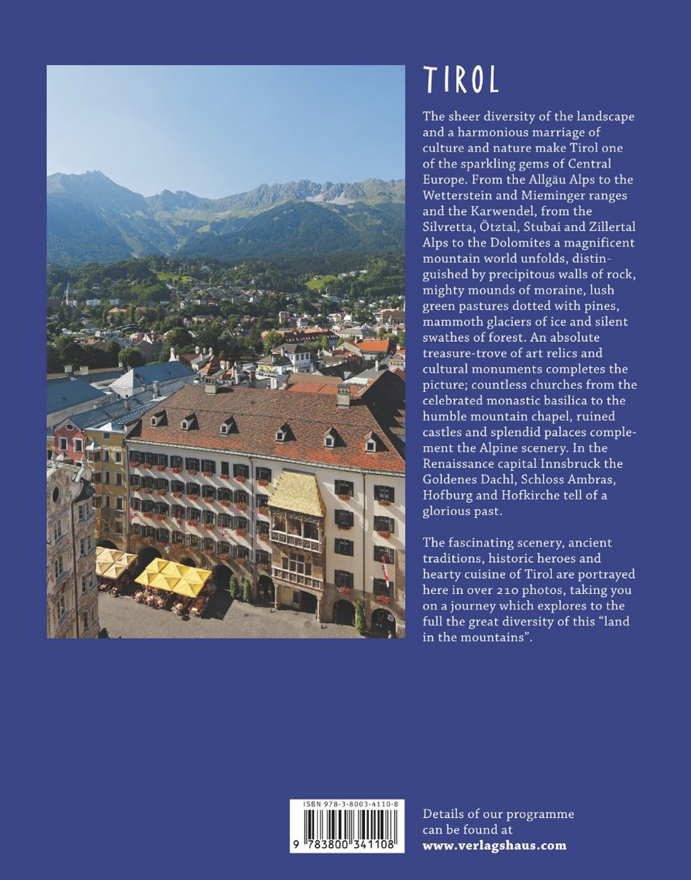 Rückseitencover Journey through Tirol - Reise durch Tirol