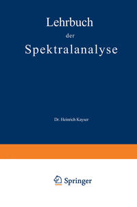 Vorderes Coverbild Lehrbuch der Spektralanalyse