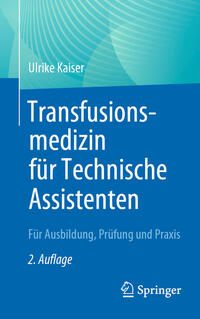 Vorderes Coverbild Transfusionsmedizin für Technische Assistenten