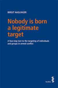 Vorderes Coverbild Nobody is born a legitimate target