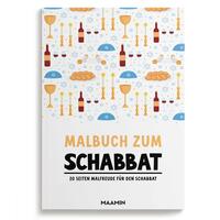 Vorderes Coverbild Ausmalheft für den Schabbat