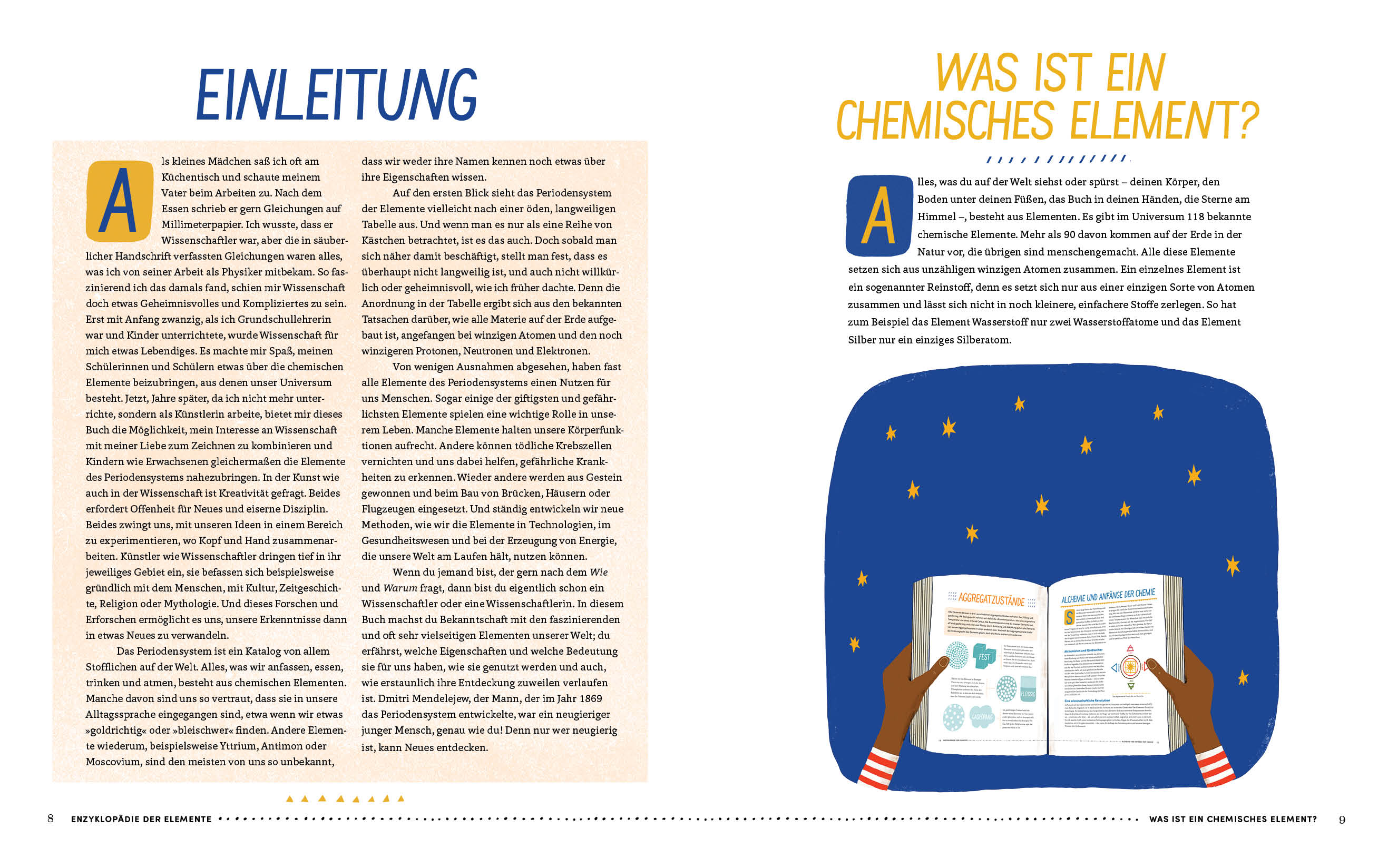 Beispielinhalt (Bild) Die illustrierte Enzyklopädie der Elemente