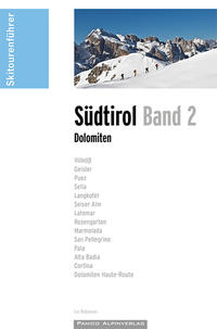 Vorderes Coverbild Skitourenführer Südtirol Band 2 - Dolomiten