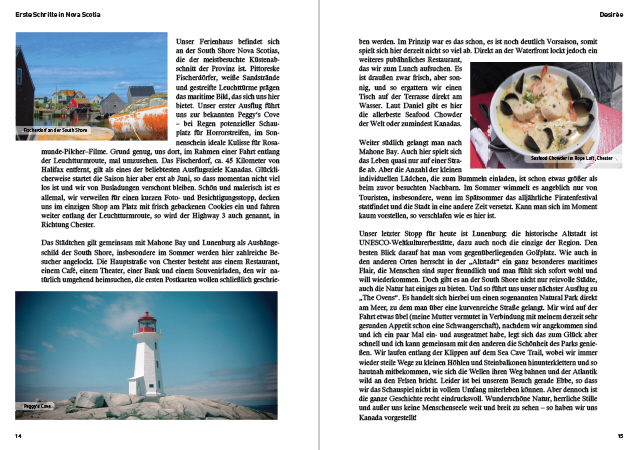 Beispielinhalt (Bild) Wenig Work, viel Travel